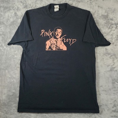 VINTAGE Y2K Pink Floyd Band T-Shirt Tee Men's XL Black The Barber Rock Art Andy