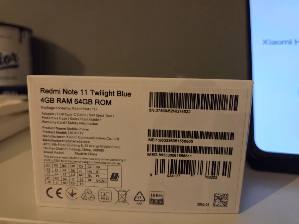 XIAOMI REDMI NOTE 11 4/64 GB Twilight Blue Perfetto - Immagine 3 di 4