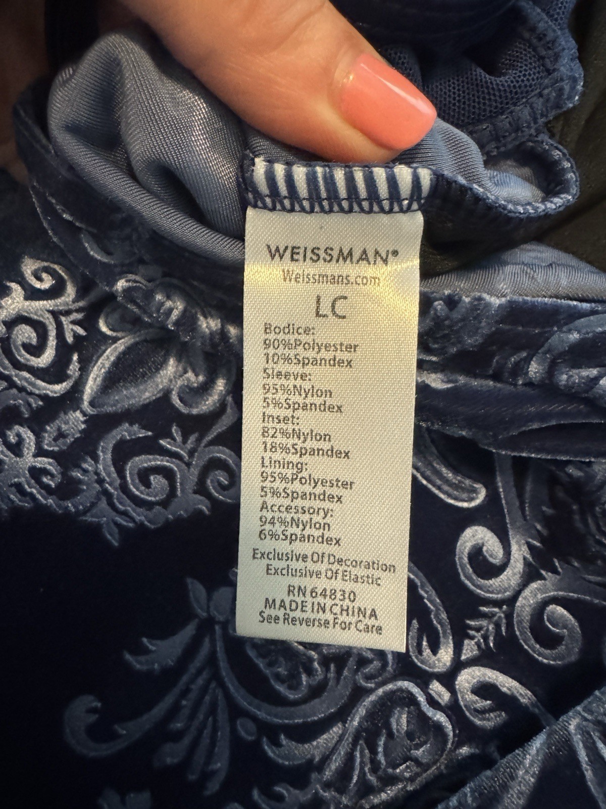 weissman dance costume child Large EUC - image 4