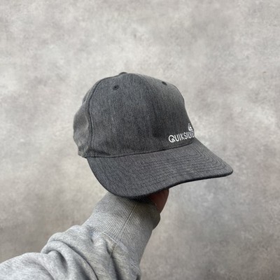 Quiksilver Flexfit Baseball Cap Unisex Small Medium Surf Sport Mütze, Grau
