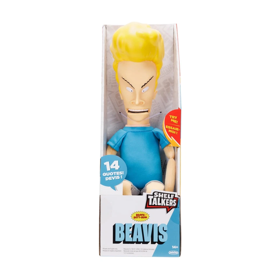 Shelf Talkers 12 Talking Plush Beavis de Beavis & Butt-Head, juguete de cuerda C Foto 4 de 4
