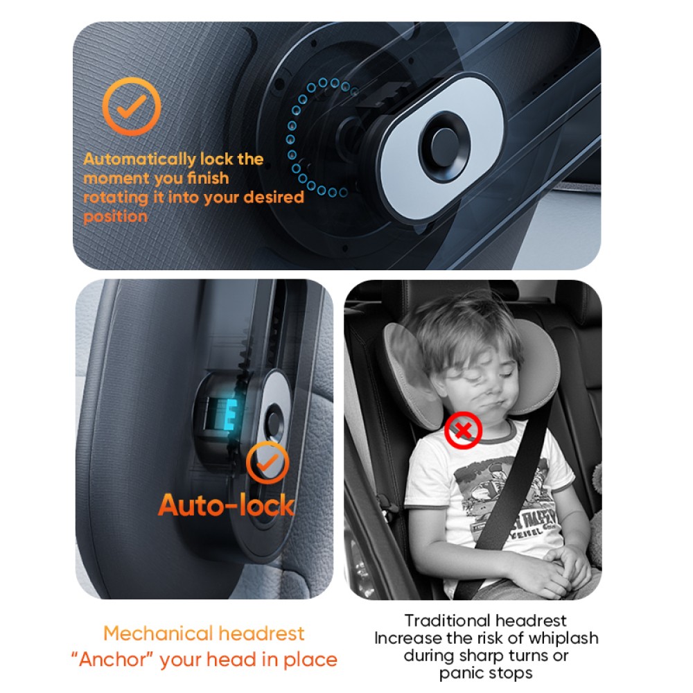 Seggiolino Auto Poggiatesta Supporto Cervicale foto 4
