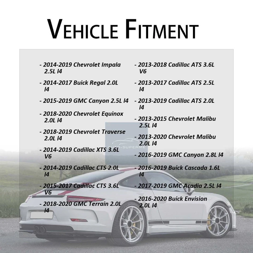 SMP Engine Coolant Temperature Sender / Sensor For Cadillac XTS 3.6L 2014-2019 - Image 2 of 4