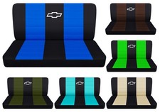 Front Bench Seat Covers Fits 1961 To 1986 Chevy Ck 1020 Truck With Nice Design