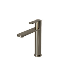 Luxus Single Lever Kitchen Mixer Tap – Brushed Steel - Minimalist Design