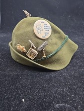 Vintage Germany Oktoberfest Alpine Style with pins Munchen Men's Wool Hat