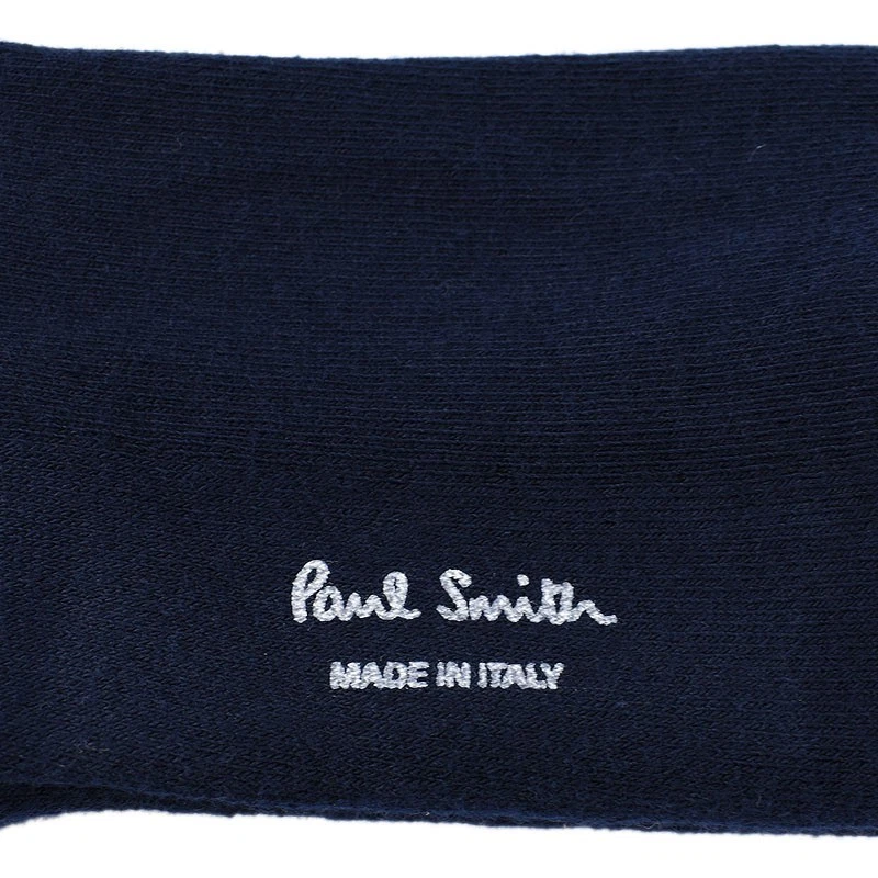 PAUL SMITH Azul Marino RAYAS Mezcla de Algodón Orgánico Calcetines TALLA ÚNICA Italia Nuevos con Etiquetas Foto 2 de 2