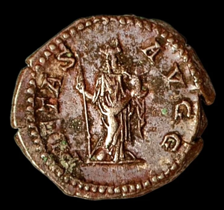 202-205 AD Publia Fulvia Plautilla / Venus Ancient Silver AR Denarius Coin - Image 3 of 3