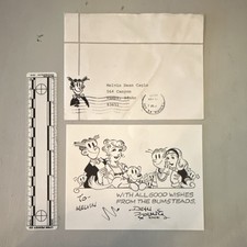 Dean Young Signed Original Comic Art Drawing ...
