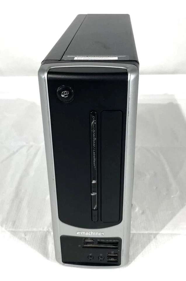 PC torre de oficina eMachines EL1200-06w AMD 64 Athlon 2650E 2 GB 160 GB Windows XP MS Foto 3 de 3