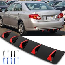 DREAMOTOR 31.5" Universal Rear Diffuser, 3 Colors-Upgraded Detachable Black