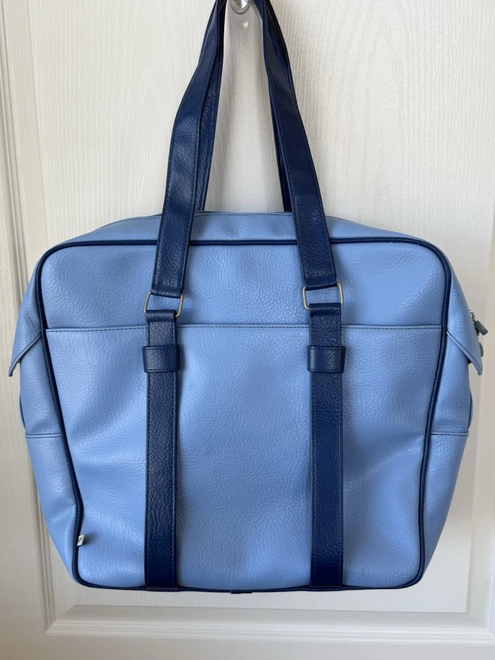 Bolsa de viaje vintage azul Roxy Quicksilver equipaje PVC Foto 4 de 4