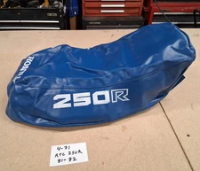 Honda ATC 250R Seat Cover For 1981 To 1982 Models Blue Vinyl Seat Cover