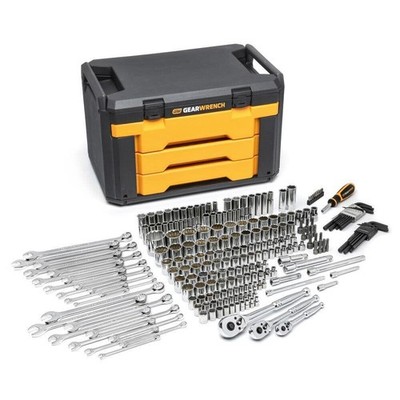 Gearwrench 239 Pc Complete Mechanics Tool Set 1/4''-1/2'' Dr (80942)