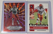 Myles Garrett Numbered Lot!! /999 and /399!! Elite and Chronicles Football!!