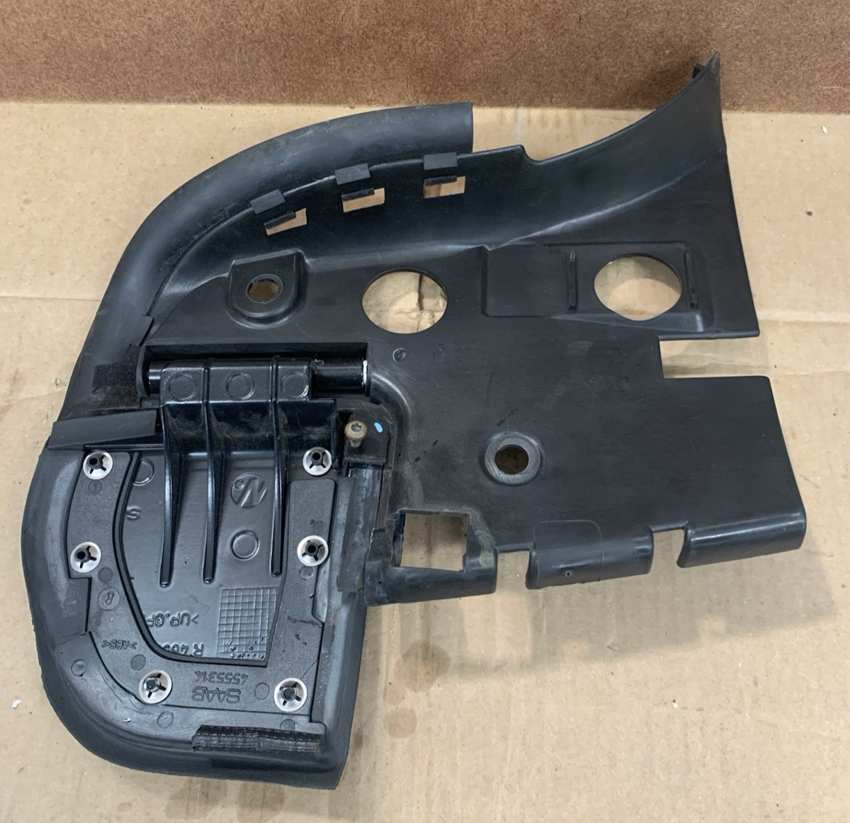 Saab 9-3 Viggen Convertible Tonneau Flap Right Cover Black 4555314