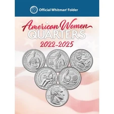 American Women Quarters Book 2022-2025 Folder