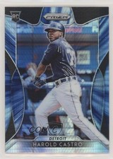 2019 Panini Prizm Tier III Blue Hyper Prizm Harold Castro #234 3c2