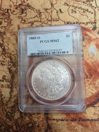 1885 O $1 PCGS MS62  SILVER 90% Morgan Dollar    TP 0682