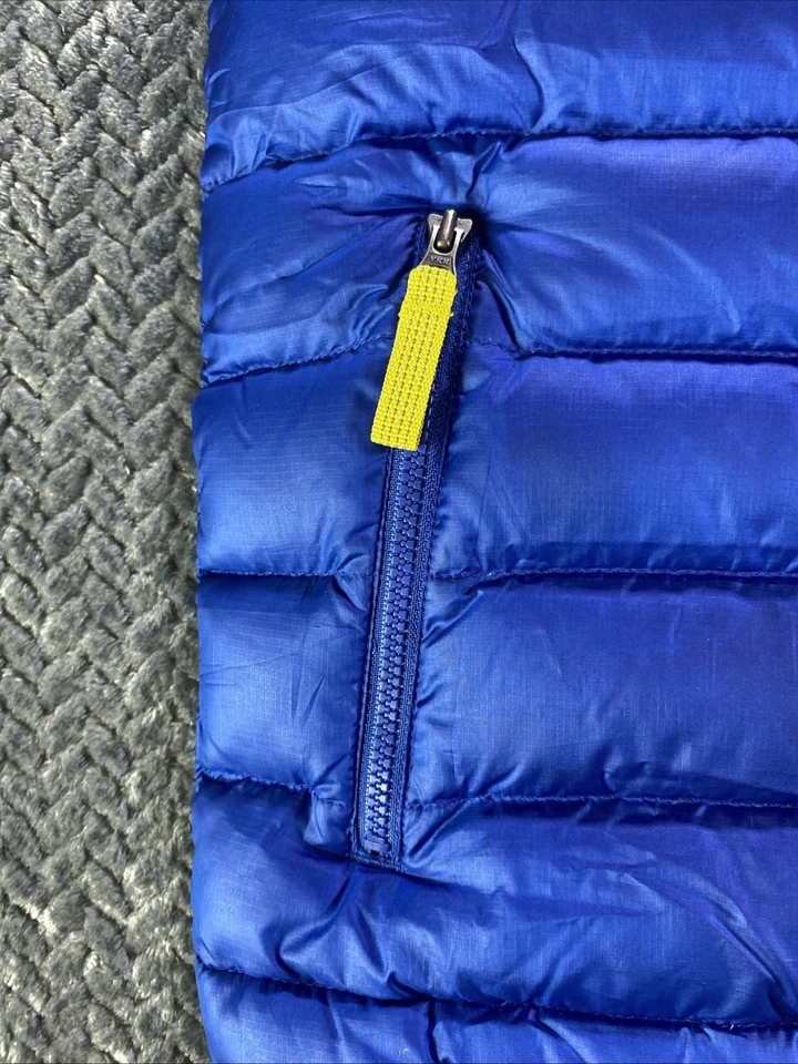 Patagonia Puffer Vest Goose Down Full Zip Medium Boys  Blue XL (14) - Image 4 of 4