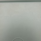 Vintage Tupperware 794-7 Clear Box with 795-10 Mint Green Lid Rectangular Box — photo 4