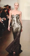 $24000 Ralph Lauren Purple Label Collection Fall 2005 Vintage Gown Dress US6 NWT