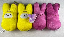 Peeps X Hello Kitty And Friends Plush Bunny Stuffed Animal Lot & Bracelet