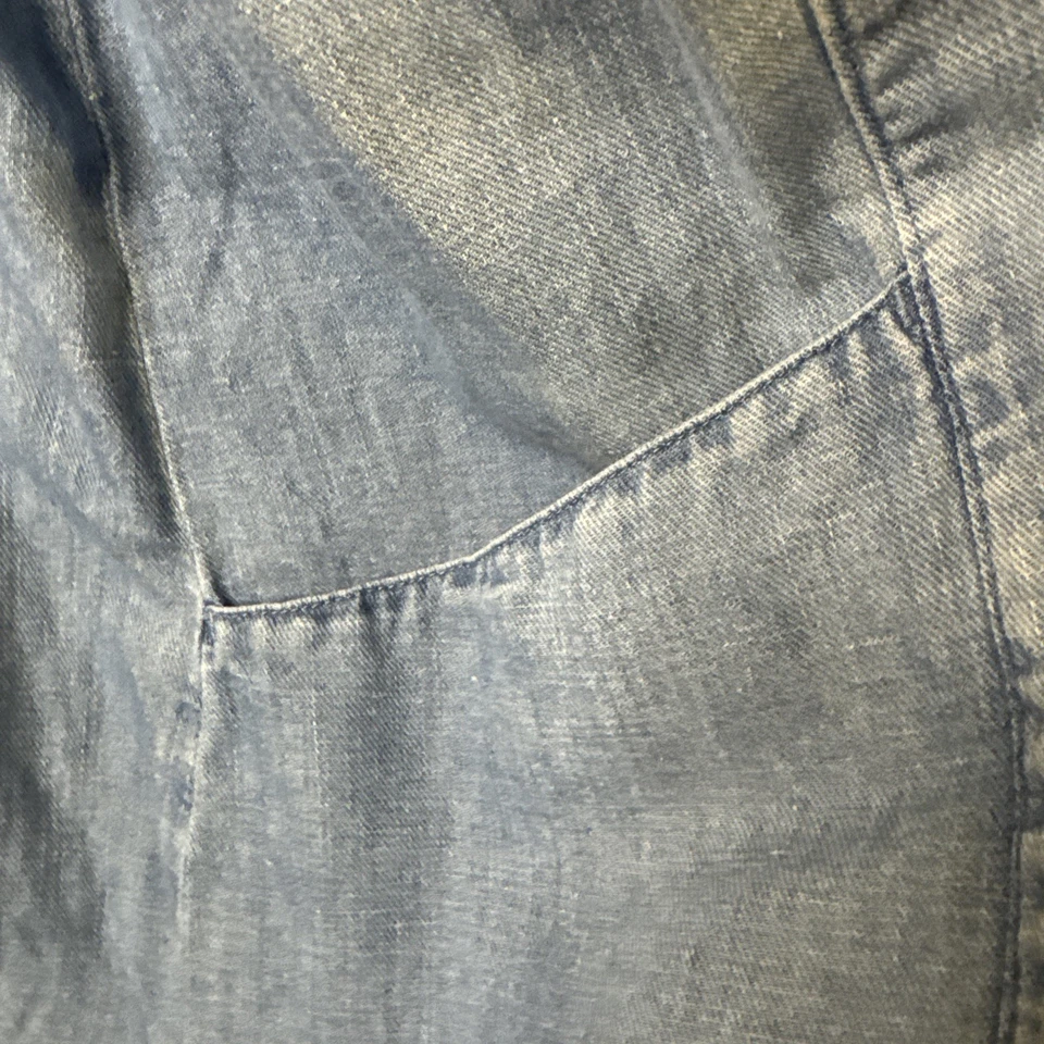 Jaqueta jeans J. Jill Petite grande feminina leve botão frontal - Imagem 4 de 4