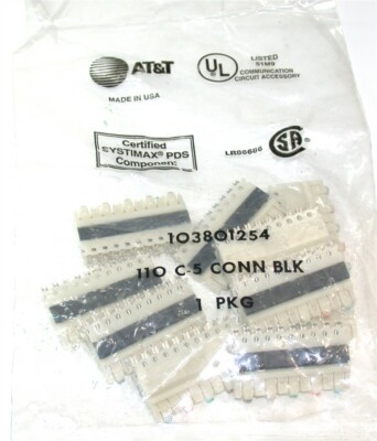 Lot 10 - Clips for AT&T Systimax Lucent Avaya & Commscope Connector Block 110C-5