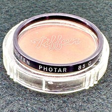 Tiffen Series 6 85C PHOTAR Glass Filter with Case in Excellent Condition
