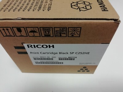 Original Toner, Black, SP C 252 HE, 407716, für Ricoh SP C 252 ,262 DN, SPF, SF