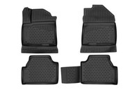 GummifußMatten FüR Hyundai Kona Ev Elektro 3D Passform Hoher Rand Gummimatten