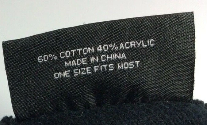 Gorro tejido con logotipo de gato ártico OEM imagen de moto de nieve único negro y azul claro Foto 4 de 4