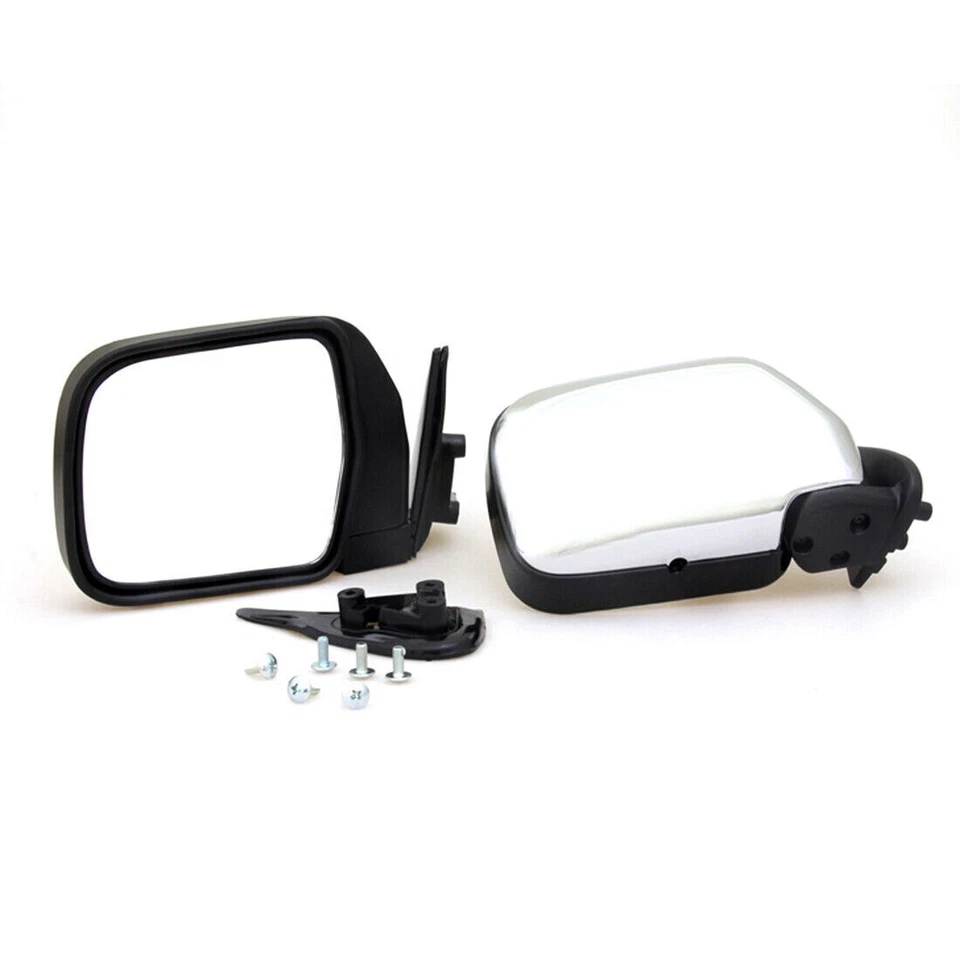 Espejo de puerta cromado para 88-97 Toyota Hilux 5ta generación LN85 LN106 Mighty-X 4Runner Foto 2 de 4