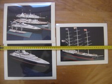 Lot Photographies Le bateau remplacant le Yacht Britannia PRESS PHOTOS PPCM