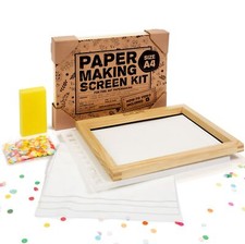 Waterproof Paper Making Screen Kit to Craft Your Own Handmade A4 Paper: Wood ...