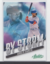 ADOLIS GARCIA : MLB  2022 PANINI ABSOLUTE GREEN BY STORM - CARD No # BYS-5