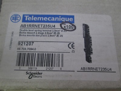 Telemecanique AB1RRNET235U4 Terminal Block Qty 100  new