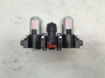 1 USED DIXON VALVE COMBO UNIT MANUAL TRANSPARENT DRAIN W GUARD C16-02M R11TA