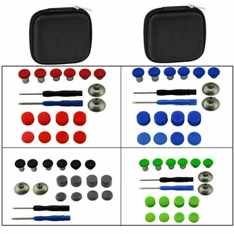 for Xbox One Elite 3.5mm PS4 Replacement Magnetic Thumbsticks Rocker Buttons
