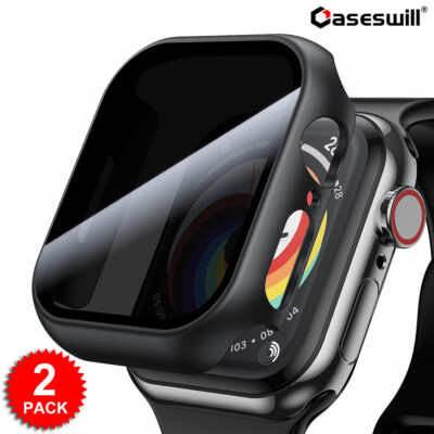 For Apple Watch Ultra Series 11 10 SE Hard Case with Privacy