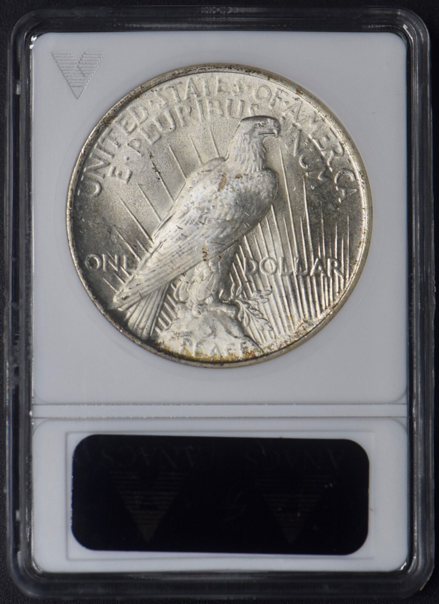 1923 Peace Silver Dollar - ANACS MS64 - Old Soapbox Holder