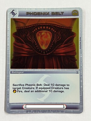 Chaotic 140/200 Phoenix Belt Holo Foil Rare Battlegear Card