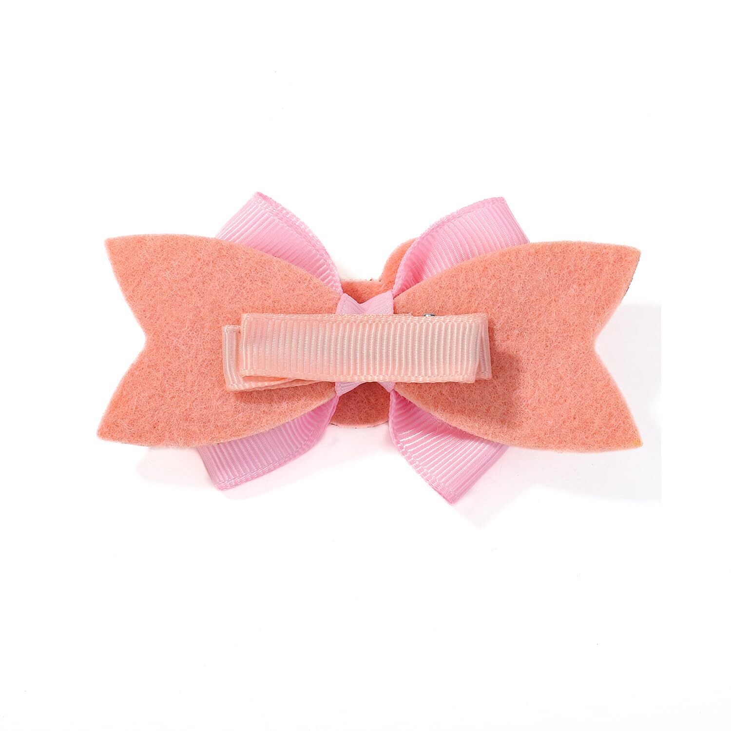 Glitter Mouse Ears Hair Bows Clips 3Inch Cute Hair Accessories for