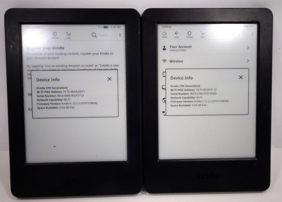 Kindle Paperwhite 3 7th Gen