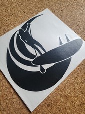 Paddleboard SUP Girl Wave logo - Car/Van/Camper/Bike Decal Sticker Vinyl