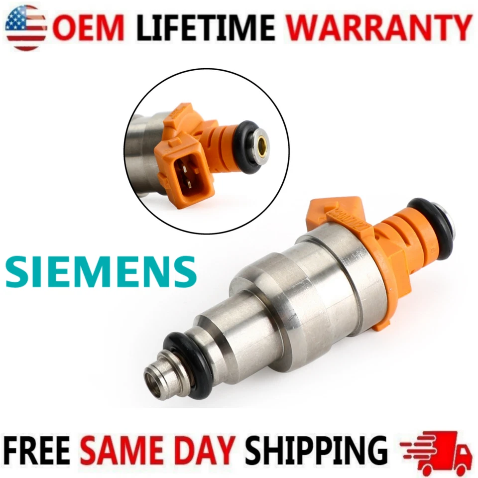 Inyectores de combustible OEM SIEMENS x6 para Jeep Cherokee Comanche Wrangler 1991-1993 4,0 L Foto 3 de 3