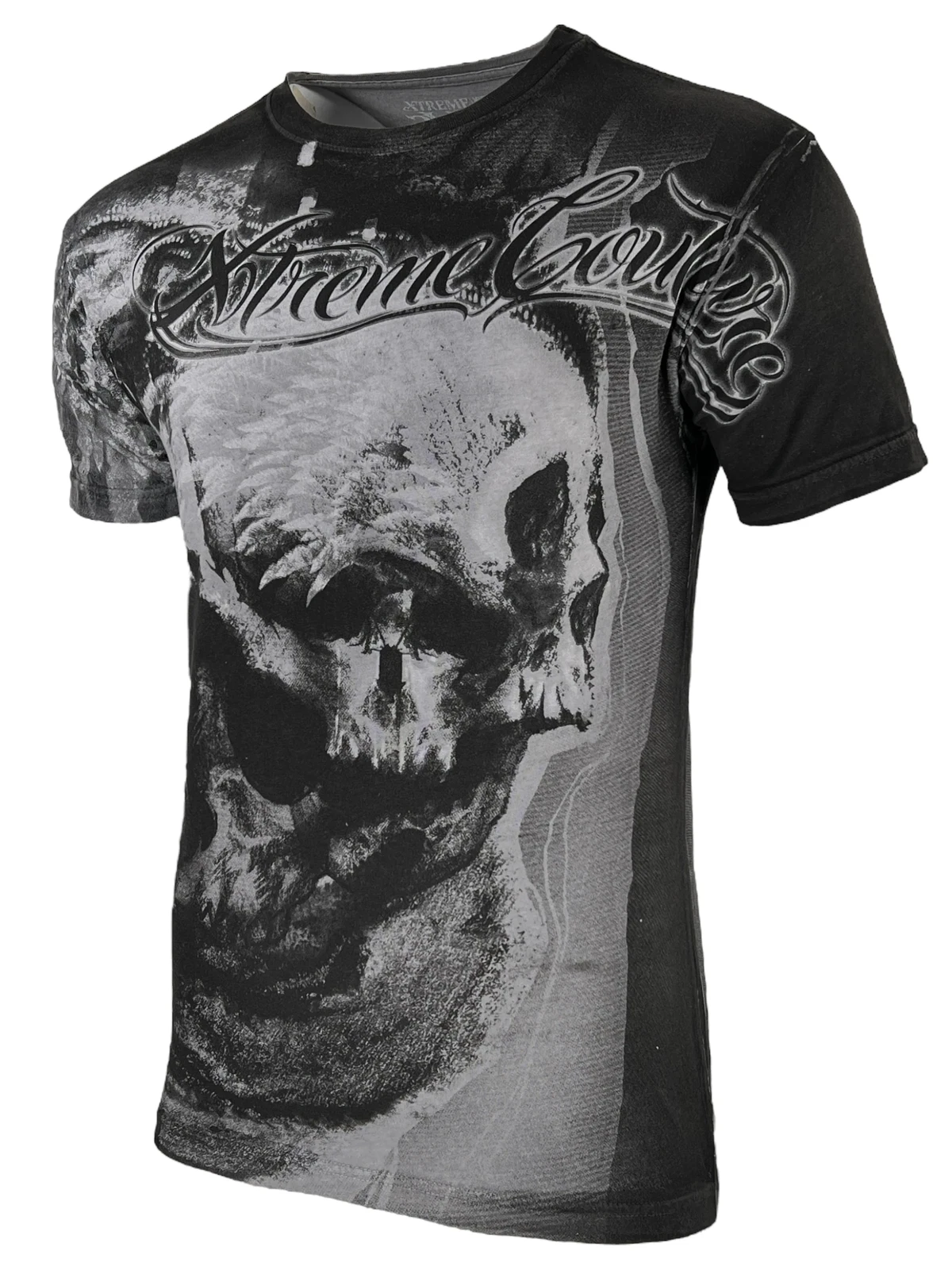 Xtreme Couture By Affliction Men's T-Shirt Inferno Skull Charcoal S-4XL
Opens in a new window or tab