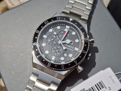 TIMEX Q GMT Chronograph - Vintage Reissue - Japanese Miyota (Citizen) movement