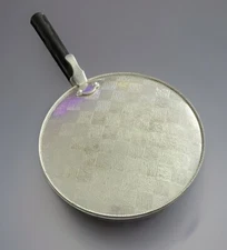 Vintage Silent Butler Crumb Catcher Pan Ash Made In Hong Kong Aluminum